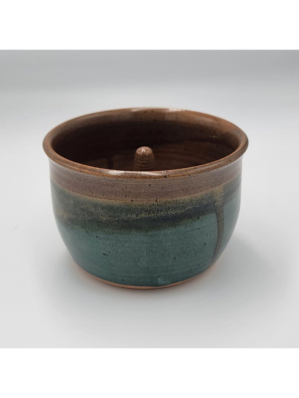 VTG Handcrafted Mud Pie PotteryApple Baker ClayPottery Dish Ceramic